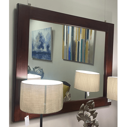 Wood framed mirrors